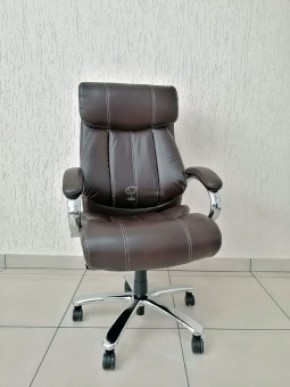Кресло Barneo K-303 для руководителя (коричневая экокожа) в Тобольске - tobolsk.ok-mebel.com | фото 1