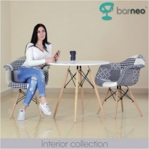 Кресло Barneo N-14 Patchwork черно-белый в Тобольске - tobolsk.ok-mebel.com | фото 3