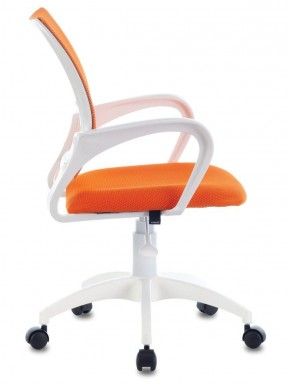 Кресло BRABIX "Fly MG-396W", пластик белый, сетка, оранжевое, 532401, MG-396W_532401 в Тобольске - tobolsk.ok-mebel.com | фото 3