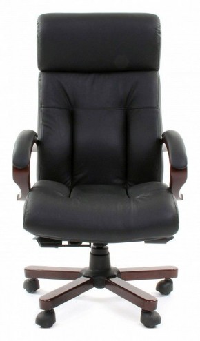 Кресло для руководителя Chairman 421 черный/орех темный, черный в Тобольске - tobolsk.ok-mebel.com | фото 2