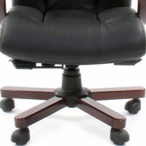 Кресло для руководителя Chairman 421 черный/орех темный, черный в Тобольске - tobolsk.ok-mebel.com | фото 4