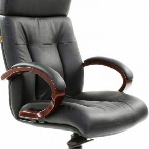 Кресло для руководителя Chairman 421 черный/орех темный, черный в Тобольске - tobolsk.ok-mebel.com | фото 6