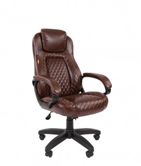 Кресло для руководителя  CHAIRMAN 432 (Экокожа коричневая) в Тобольске - tobolsk.ok-mebel.com | фото
