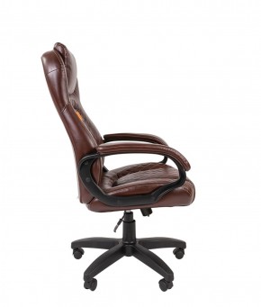 Кресло для руководителя  CHAIRMAN 432 (Экокожа коричневая) в Тобольске - tobolsk.ok-mebel.com | фото 3