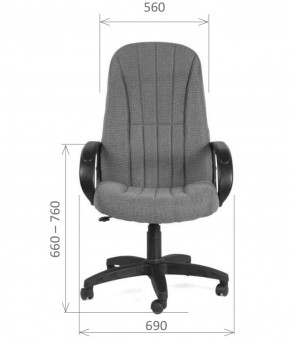 Кресло для руководителя  CHAIRMAN 685 СТ (ткань стандарт 10-356 черная) в Тобольске - tobolsk.ok-mebel.com | фото 5