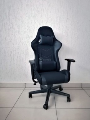 Кресло геймерское Barneo K-50 (черная сетка черные вставки) в Тобольске - tobolsk.ok-mebel.com | фото