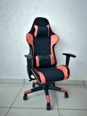 Кресло геймерское Barneo K-50 (черная сетка оранжевые вставки) в Тобольске - tobolsk.ok-mebel.com | фото