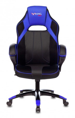 Кресло игровое Бюрократ VIKING 2 AERO BLUE черный/синий в Тобольске - tobolsk.ok-mebel.com | фото 2