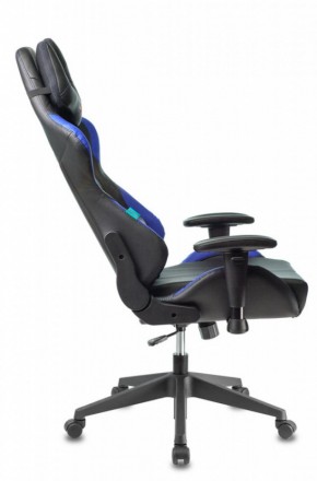 Кресло игровое Бюрократ VIKING 5 AERO BLUE черный/синий в Тобольске - tobolsk.ok-mebel.com | фото 2