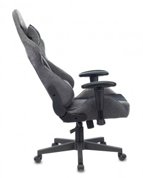 Кресло игровое Бюрократ VIKING X VIKING X BLACK Fabric серый/черный в Тобольске - tobolsk.ok-mebel.com | фото 2