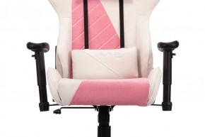 Кресло игровое Бюрократ VIKING X VIKING X PINK Fabric белый/розовый в Тобольске - tobolsk.ok-mebel.com | фото 7