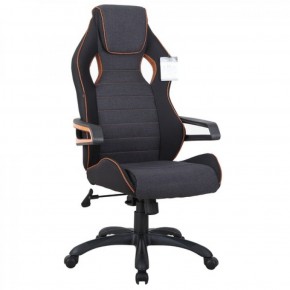 Кресло компьютерное BRABIX Techno Pro GM-003 (ткань черное/серое, вставки оранжевые) 531813 в Тобольске - tobolsk.ok-mebel.com | фото