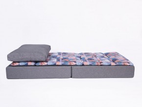 Кресло-кровать бескаркасное Харви (коричневый-геометрия браун) в Тобольске - tobolsk.ok-mebel.com | фото 3