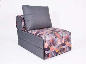 Кресло-кровать бескаркасное Харви (серый-сноу манго) в Тобольске - tobolsk.ok-mebel.com | фото