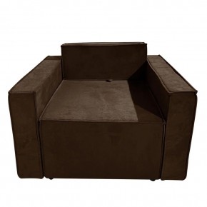 Кресло-кровать Принц КК1-ВК (велюр коричневый) в Тобольске - tobolsk.ok-mebel.com | фото