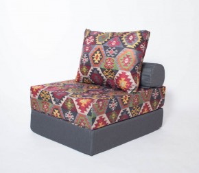 Кресло-кровать-пуф бескаркасное Прайм (мехико серый-графит) в Тобольске - tobolsk.ok-mebel.com | фото 2