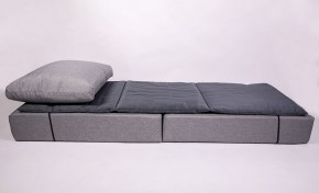 Кресло-кровать-пуф бескаркасное Прайм (мехико серый-графит) в Тобольске - tobolsk.ok-mebel.com | фото 3