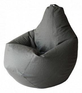 Кресло-мешок Серая ЭкоКожа 3XL 150*110 см в Тобольске - tobolsk.ok-mebel.com | фото