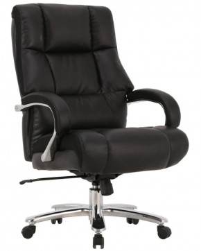Кресло офисное BRABIX PREMIUM "Bomer HD-007" (рециклированная кожа, хром, черное) 531939 в Тобольске - tobolsk.ok-mebel.com | фото