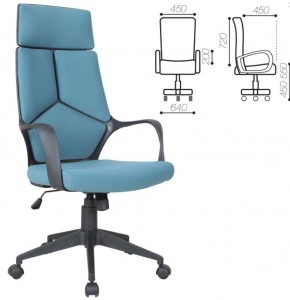 Кресло офисное BRABIX PREMIUM "Prime EX-515" (ткань, голубое) 531568 в Тобольске - tobolsk.ok-mebel.com | фото 3