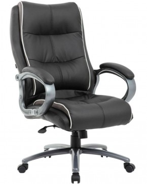 Кресло офисное BRABIX PREMIUM "Strong HD-009" (экокожа черная, ткань серая) 531945 в Тобольске - tobolsk.ok-mebel.com | фото 1