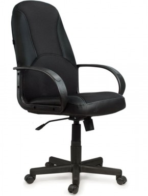 Кресло офисное BRABIX "City EX-512" (кожзам черный, ткань черная) 531407 в Тобольске - tobolsk.ok-mebel.com | фото