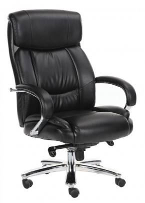 Кресло офисное BRABIX "Direct EX-580" (хром/рециклированная кожа/черное) 531824 в Тобольске - tobolsk.ok-mebel.com | фото 1