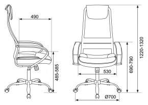 Кресло руководителя Бюрократ CH-608SL/BLACK в Тобольске - tobolsk.ok-mebel.com | фото 4