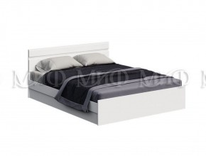 НЭНСИ NEW Кровать 1,4 м (Белый глянец холодный/Белый) в Тобольске - tobolsk.ok-mebel.com | фото 1