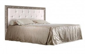 Кровать 2-х спальная(1,6 м)Тиффани Premium черная/серебро с мягким элементом со стразами с подъемным механизмом (ТФКР-2[3][7](П) в Тобольске - tobolsk.ok-mebel.com | фото