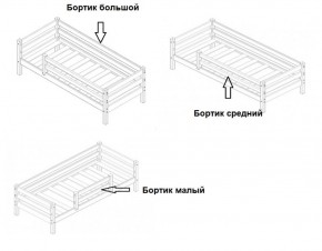 Кровать 2-х ярусная Сонечка с бортиками (лестница наклонная) в Тобольске - tobolsk.ok-mebel.com | фото 4