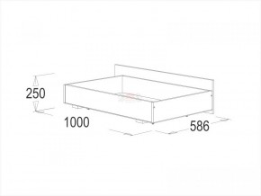 Кровать двойная Ольга 1Н + 2-а ящика (1400*2000) в Тобольске - tobolsk.ok-mebel.com | фото 2