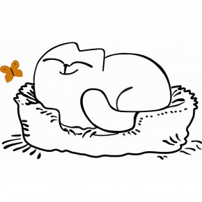 Кровать двухуровневая Кот № 900.1 ПРАВАЯ (туя светлая/белый) в Тобольске - tobolsk.ok-mebel.com | фото 2