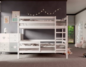 Кровать двухъярусная без крыши 80*190 Белый в Тобольске - tobolsk.ok-mebel.com | фото 2