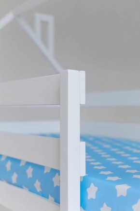 Кровать двухъярусная без крыши 80*190 Белый в Тобольске - tobolsk.ok-mebel.com | фото 3