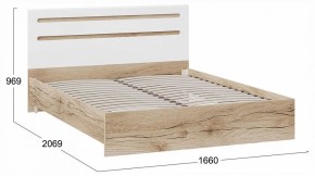 Кровать двуспальная Фьюжн ТД-260.01.03 в Тобольске - tobolsk.ok-mebel.com | фото 3