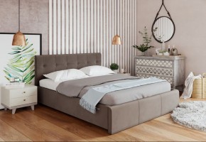 Кровать Изабелла с латами Newtone cacao 1600x2000 в Тобольске - tobolsk.ok-mebel.com | фото 2