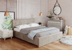 Кровать Изабелла с латами Newtone light beige 1400x2000 в Тобольске - tobolsk.ok-mebel.com | фото 2