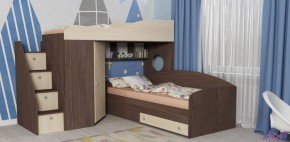 Кровать Кадет-2 с универсальной лестницей в Тобольске - tobolsk.ok-mebel.com | фото 2