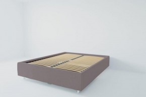 Кровать Подиум с ортопедическим основанием 900 (велюр темно-серый) в Тобольске - tobolsk.ok-mebel.com | фото 2