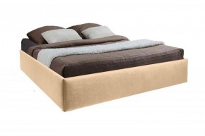 Кровать Подиум с ПМ 800 (экокожа бежевая) в Тобольске - tobolsk.ok-mebel.com | фото 2