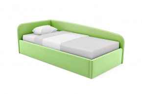 Кровать угловая Лэсли интерьерная +основание (90х200) 5 кат. ткани в Тобольске - tobolsk.ok-mebel.com | фото