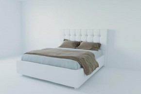 Кровать Венеция без основания 1200 (экокожа белая) в Тобольске - tobolsk.ok-mebel.com | фото