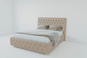 Кровать Версаль с ПМ 800 (велюр светло-серый) в Тобольске - tobolsk.ok-mebel.com | фото