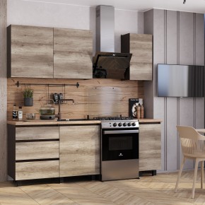 Кухня Энигма 1.6 м (венге/дуб каньон) в Тобольске - tobolsk.ok-mebel.com | фото