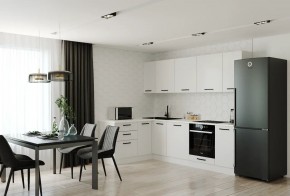 Кухонный гарнитур Белый Глянец 2600*1600 (Стол. 38мм) в Тобольске - tobolsk.ok-mebel.com | фото