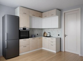 Кухонный гарнитур Демо 2200*1700 (Стол. 38мм) в Тобольске - tobolsk.ok-mebel.com | фото