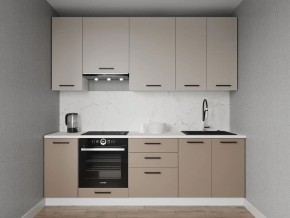 Кухонный гарнитур Каппучино 2400 h950 (Стол. 38мм) в Тобольске - tobolsk.ok-mebel.com | фото