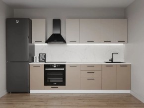 Кухонный гарнитур Каппучино 2800 (Стол. 26мм) в Тобольске - tobolsk.ok-mebel.com | фото