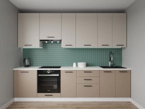 Кухонный гарнитур Каппучино 3000 h950 (Стол. 26мм) в Тобольске - tobolsk.ok-mebel.com | фото